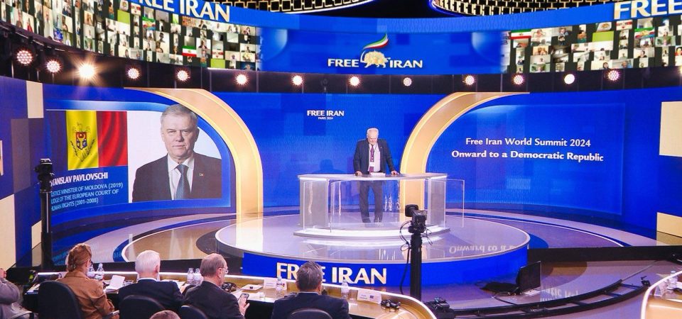 Pavlovschi Speaks at Paris Conference Highlighting Iranian Human Rights Abuses